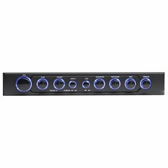 Autotek Car Audio Equalizer 4-Band / 9-Volt Line-Driver Multiple-Source Signal