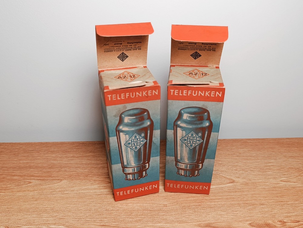ONLY 1 Tube of Telefunken AZ12 Tube Röhre Original SEALED NEW NOS NIB (1pc.)