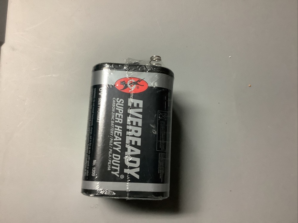 1 PACK – EVEREADY 1209 6V Super Heavy Duty Lantern Battery#11