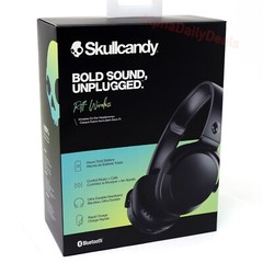 NEW Skullcandy Riff Wireless Bluetooth On-Ear Headphones with Mic Black