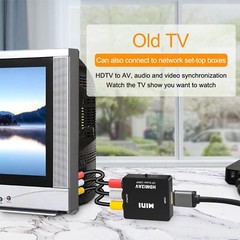 HDMI To RCA AV Adapter Converter Cable CVBS 3RCA 1080P Composite Video Audio