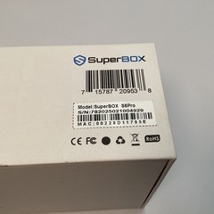 SuperBox S6 Pro Streaming Media Player, Android 12, 4GB RAM, 32gb SD Storage, 6K
