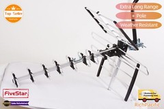 Flash Sale 2025 4K HDTV Antenna Outdoor VHF UHF 200 Mile Range w/ Mounting Kit