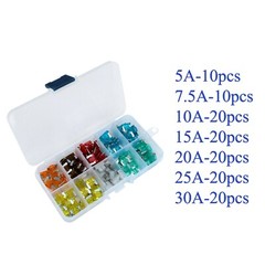 120 PC Low Profile Mini Car Fuse Auto Car Motorcycle SUV Fuses Kit APM ATM