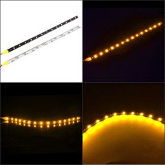 Lot Waterproof 12”/15 DC 12V Motor LED Strip Underbody Light For Car Motorcycle