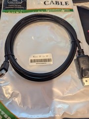 5ft Mini DisplayPort Male to DisplayPort Male 10H1-62106BK