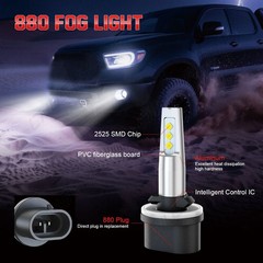 FIT Arctic Cat M1000 M5 M6 M7 M8 4x 894 893 LED Headlight Hi/Lo Beam Combo
