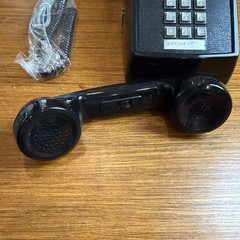 Cortelco 250000-VBA-20M Desk Phone in Black, Retro Decor Black Desk New In Box
