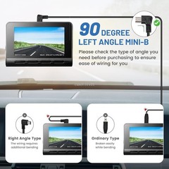 Car Dash Cam USB 2.0 to Mini USB Charging Power Cord For Pruveeo D30 D40 D90 C2