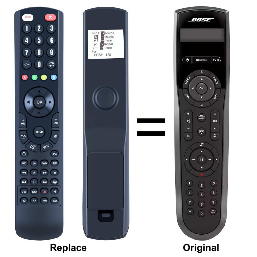 New RC-X35L Replace Remote Control For Bose Lifestyle V35 V25 t20 525 535 135
