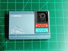 Nippon AM/FM 2Band Receiver Radio Light Blue Hong Kong British Design Reg Pend.