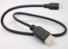 0.5m 1.5 Ft Short Mini HDMI Type C to HDMIType A Cable adapter For HDTV Camera
