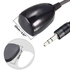 2Pack 3.5mm IR Remote Control Receiver Extension 1.5Meter 8-12m Receiving