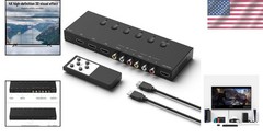 Gaming Console HDMI Switcher + AV to HDMI Converter