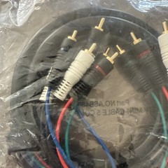 COMPONENT 6ft Cable Video AUDIO RCA 1080p HDTV Dvd VHS Tv