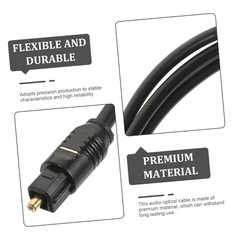 6FT Digital Fiber Optic Audio Cable Cord Optical TosLink for TV DVD AMP USA Lot