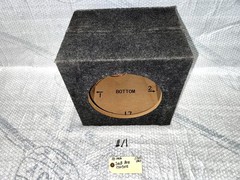 SEALED 10″ SUBWOOFER TRUCK BOX SLANTED ENCLOSURE SINGLE SUB 13X13X12 BOX