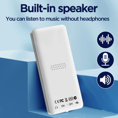 Portable Bluetooth MP4 MP3 Player 16G HIFI Music Speaker Media FM Radio Recorder
