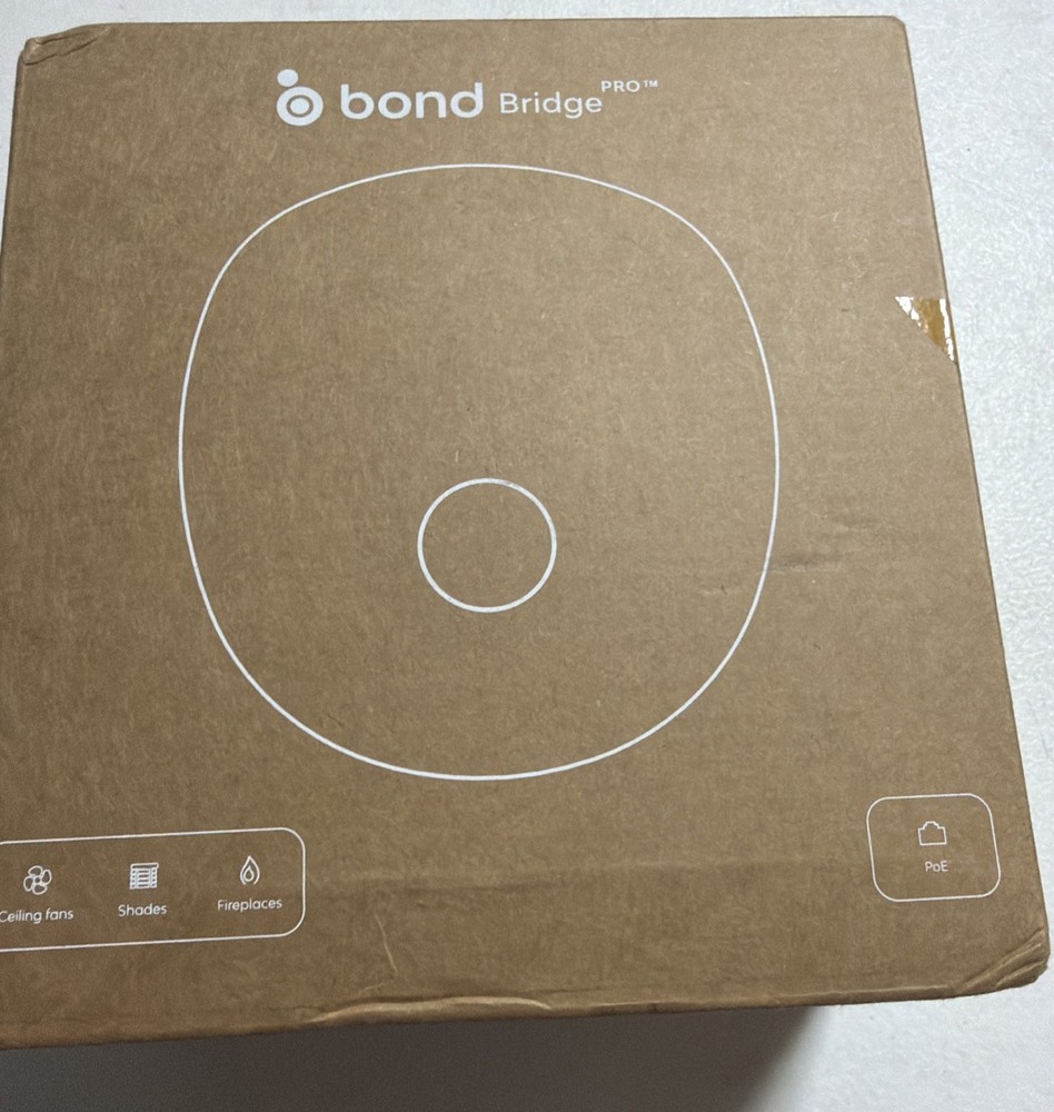 Bond Bridge Pro BD-1750-PRO RF PoE Device Controller for Fans, Shades, Fireplace