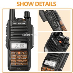 Waterproof Walkie Talkies Baofeng UV-9R Plus Dual Band VHF/UHF FM Two-Way Radios