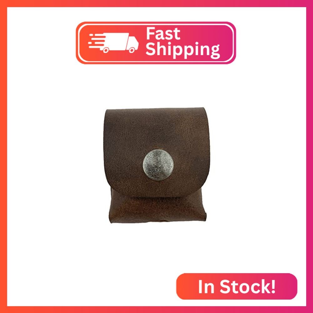LeatherTex, Rustic AirPods Charging Cover Handmade from Full Grain Leather – Poc