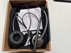 Poly Plantronics EncorePro HW720 Corded Binaural Headset, Noise-Canceling
