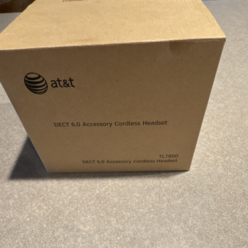 AT&T TL7800 DECT 6.0 Wireless Ear-Hook Headset w/ Boom Mic, Single