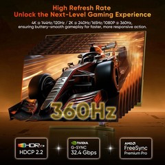 8K Displayport Cable 1.4 6.6FT GoldPlated 8K@60Hz 32Gbps HDR 3 Pack