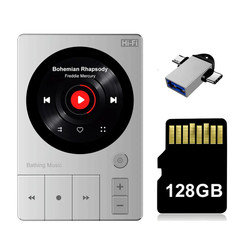 64GB HIFI Lossless MP3 Player Famue BF30 DSD256 192Khz 32Bit Piano Key Metal Des