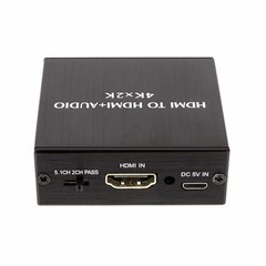 4Kx2K HDMI to 3.5MM Audio Converter SPDIF Optical Stereo Out Splitter Adapter h