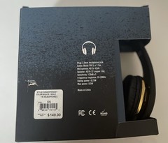 True Religion Headphones Black And Gold