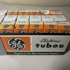 Lot Of (30) OEM VINTAGE ELECTRONIC TUBE GE 6J6A NOS