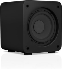 Audioengine S6 Powered Compact Subwoofer 6in 210W Front-Firing Black Open Box