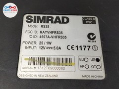 SIMRAD RS35 VHF BOAT MARINE RADIO STATION CLASS-D RECEIVER HEAD UNIT MODULE