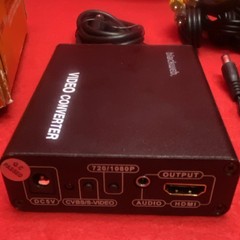 blackweb Composite/S-Video to HDMI Video Converter Upscaler, RCA/S-Video Input