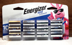 Energizer 123 3V LITHIUM Batteries 12 count 12/2033 Exp NEW