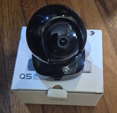 Wansview Q5 Wireless Security Camera, IP Camera 2K, 1 Count, Black New