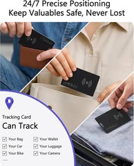 Ultra Slim Air Card Tag: 2025 Mfi Certified Wallet Smart Tracker Card – Compatib