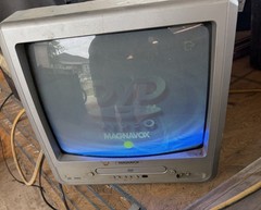 Magnavox MWC1306 CRT TV DVD Combo No Remote Free Shipping