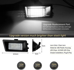 D-Lumina 2Pack Plug LED License Plate Light Tag Lamp Ford Bronco Sport 2021-2024