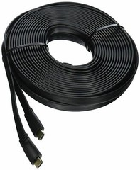 Premium HDMI M-M Cable 25FT 30FT 50FT Flat Golf Plated PS4 Xbox One 3D HDTV PC