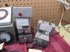 LOT Vintage Home Brew Frankenstein Electronics Projects HAM Audio Radio Devices