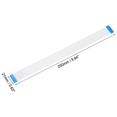 Flexible Flat Cable 250mm 1mm Pitch 20 Pins FPC FFC Flexible Ribbon Cable 10Pcs