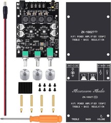 Hi-Fi 200W Bluetooth Audio Amplifier with Protective Features – Easy Install