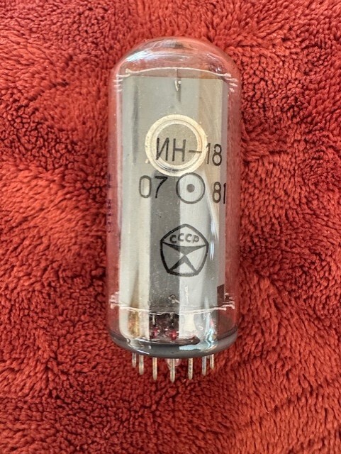 IN-18 NOS NIXIE TUBES NEW 100% WARANTY WORKING IN 18 Fast ship from USA