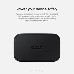 New OEM Samsung Fast Charging 15W USB Type-C Wall Charger with 3 FT USB-C Cable