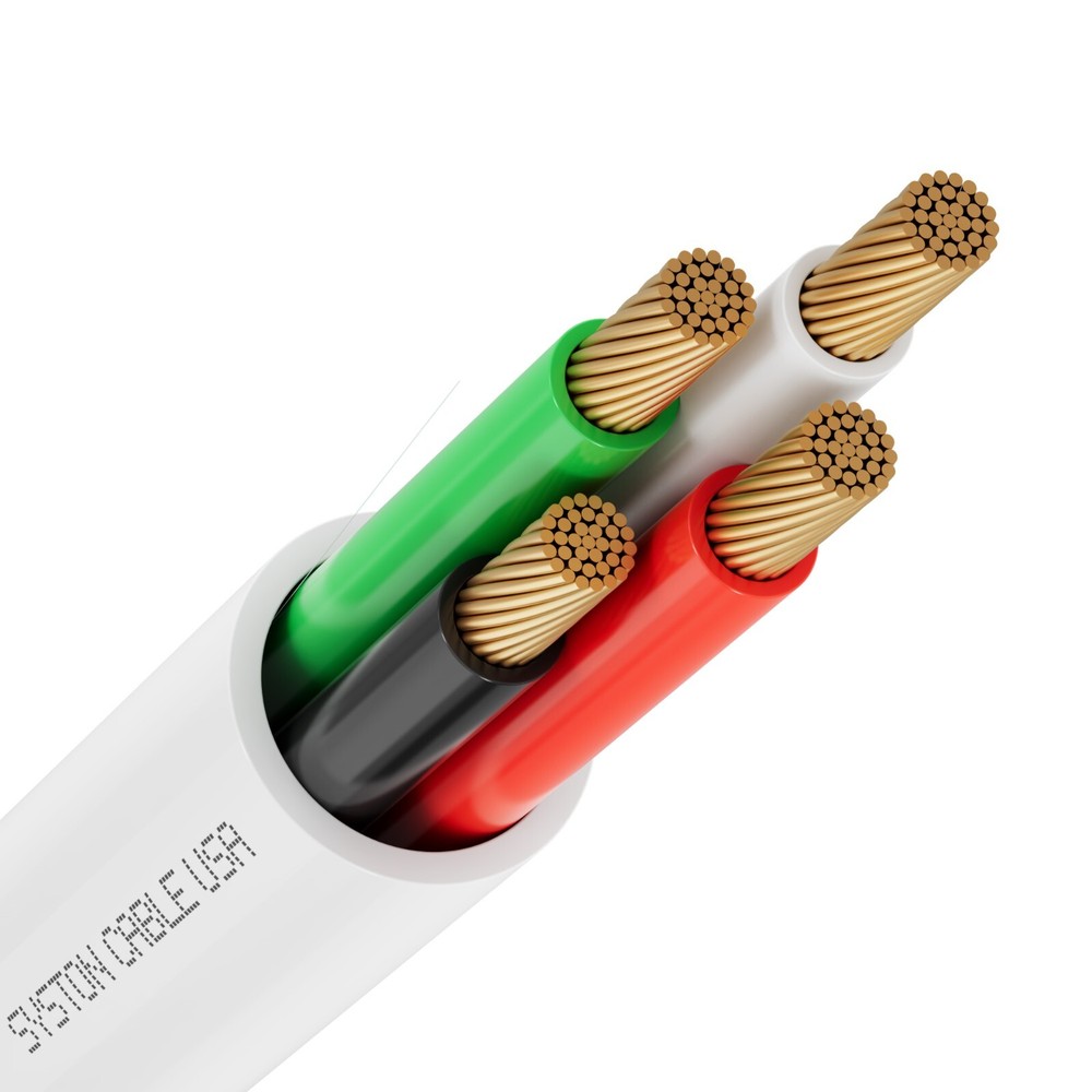 Syston 14/4 Stranded OFC Audio Wire Home Car Stereo Speaker Cable 14 Gauge CL3R