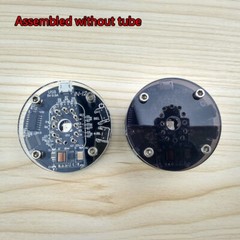 Assembled IN12A IN-12B NIXIE Clock Glow Tube Base Electronic Vacuum Tube Clock