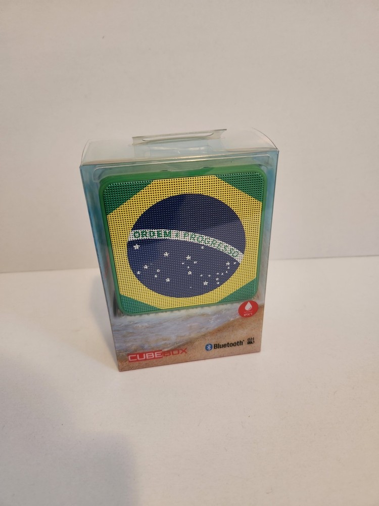 Brazil Flag Nakamichi Portable Bluetooth Speaker.Brand new, sealed