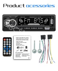 Radio Car Stereo 1 Din Bluetooth MP3 Player FM Receiver AUX USB TF BT Head Unit